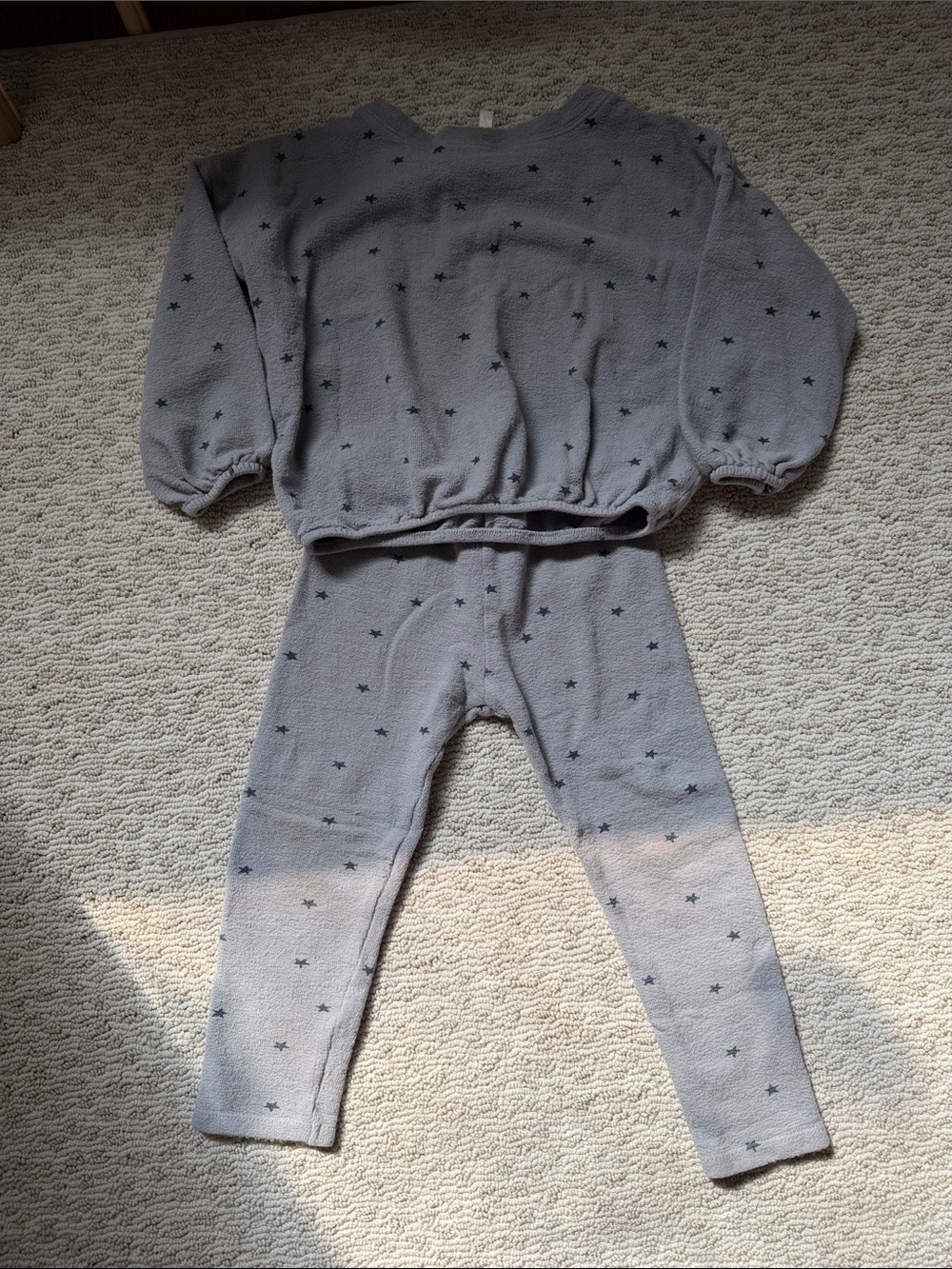 Rylee and Cru Cozy Blue Star Print Set